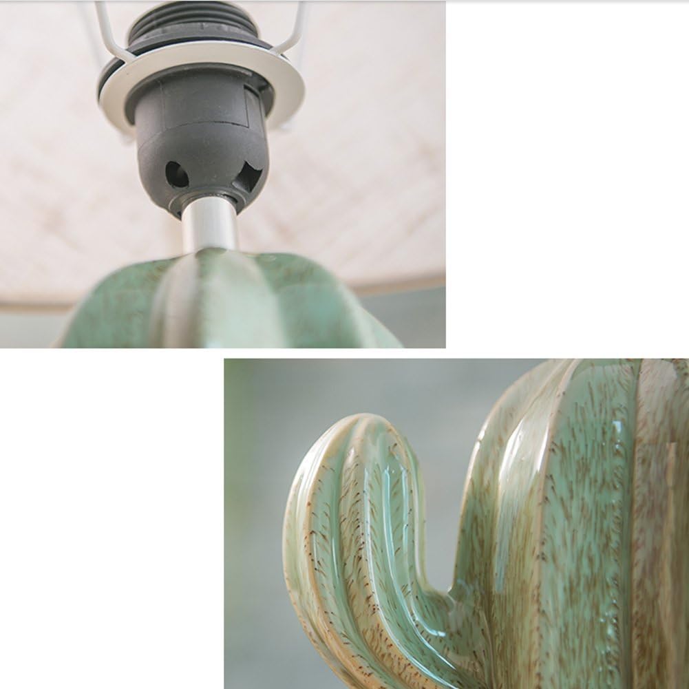 Cactus Lamp Table Lamp Home Decoration Cactus Decor Simple Design Desk Lamp for Living Room Bedroom,with Bulb