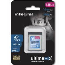 Integral 128GB, CFexpress Memory Card TypeB 2.0, 1700*11322x Read,1600 Write