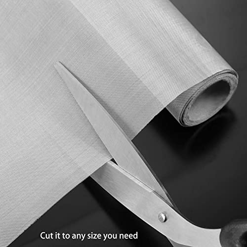304 Stainless Steel Woven Wire Stainless Steel Woven Wire 100 Mesh Fine Mesh Screen Roll Cabinets Wire Mesh for Vent Filter Kitchen & Garden 0.18mm