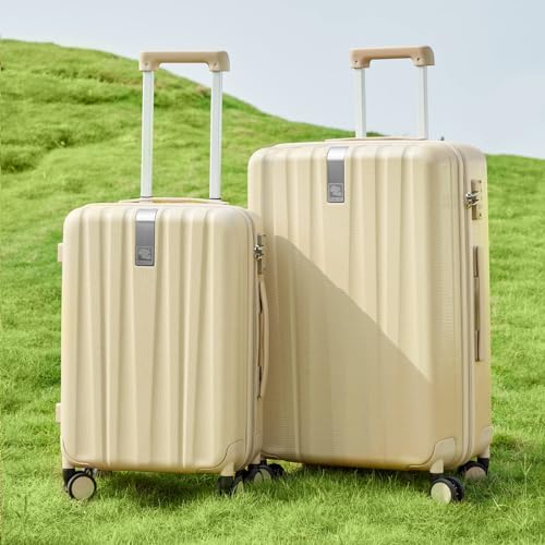 Hanke 29 Inch Luggage Suitcases With Spinner Wheels Lightweight PC hardside Rolling Suitcase With Travel Lock, Checked-Large 29-Inch(Blackish Green)