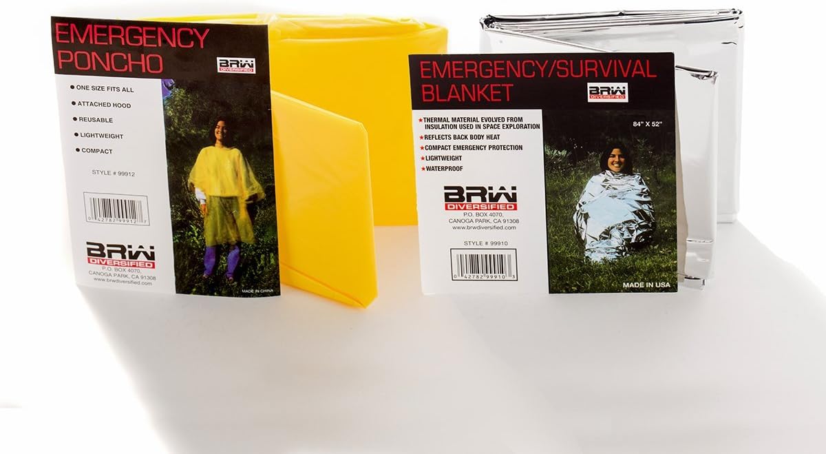 First My Family All-in-One 2 Person, 72 Hour Emergency Survival Kit for Fires, Earthquakes, Hurricanes, Floods, Tsunami and Other Disasters