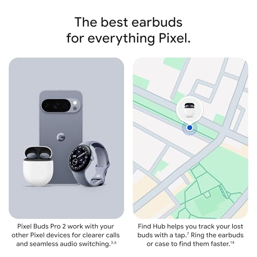 Google Pixel Buds Pro 2 - Wireless Earbuds with Active Noise Cancellation &ndash; Bluetooth Headphones - Peony