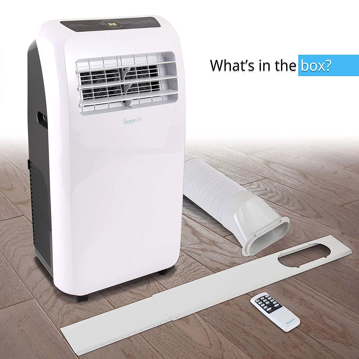 SereneLife SLACHT128 Portable 12000BTU Room Air Conditioner & Heater (2 Pk)