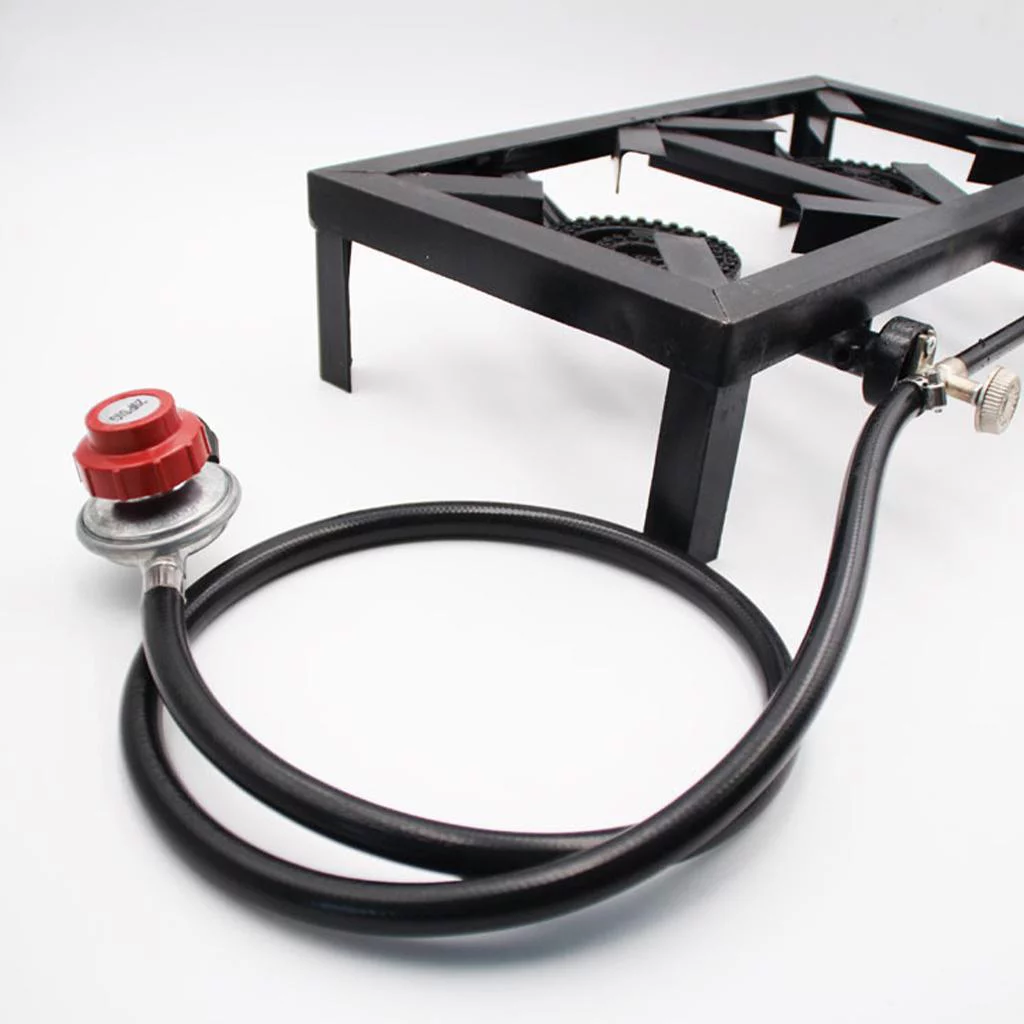 Outdoor Double Burner Cooker for Camping Fishing Cookware