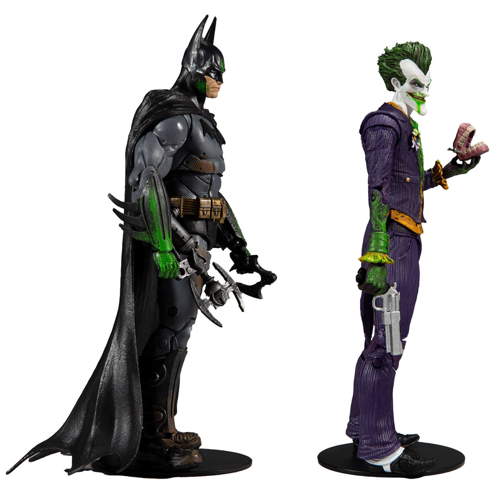 Batman Arkham Asylum Batman u0026 Joker 7x22 Action Figure 2-Pack