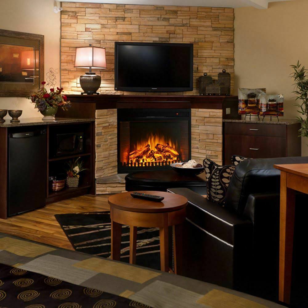 Regal Flame 26x22 Curved Ventless Heater Electric Fireplace Insert