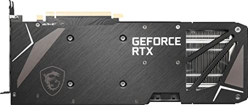 MSI Gaming GeForce RTX 3060 Ti LHR 8GB GDRR6 256-Bit HDMI/DP Torx Fan 3 Ampere Architecture Graphics Card (RTX 3060 Ti Ventus 3X 8G OC LHR)