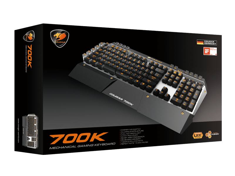 Cougar 700K Kbc700-1is LED Backlight Wired USB Gaming Mechanical