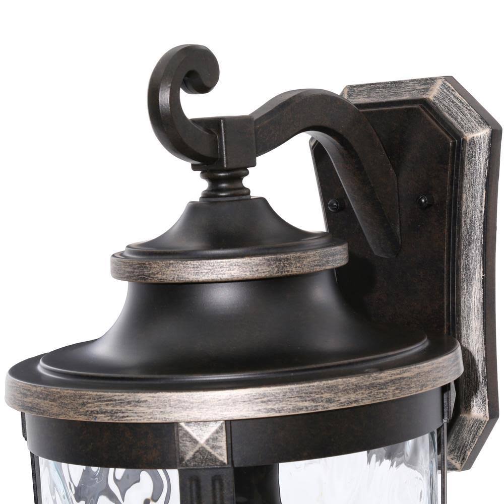 Home Decorators Collection Mccarthy 1-Light Bronze Outdoor Wall Mount