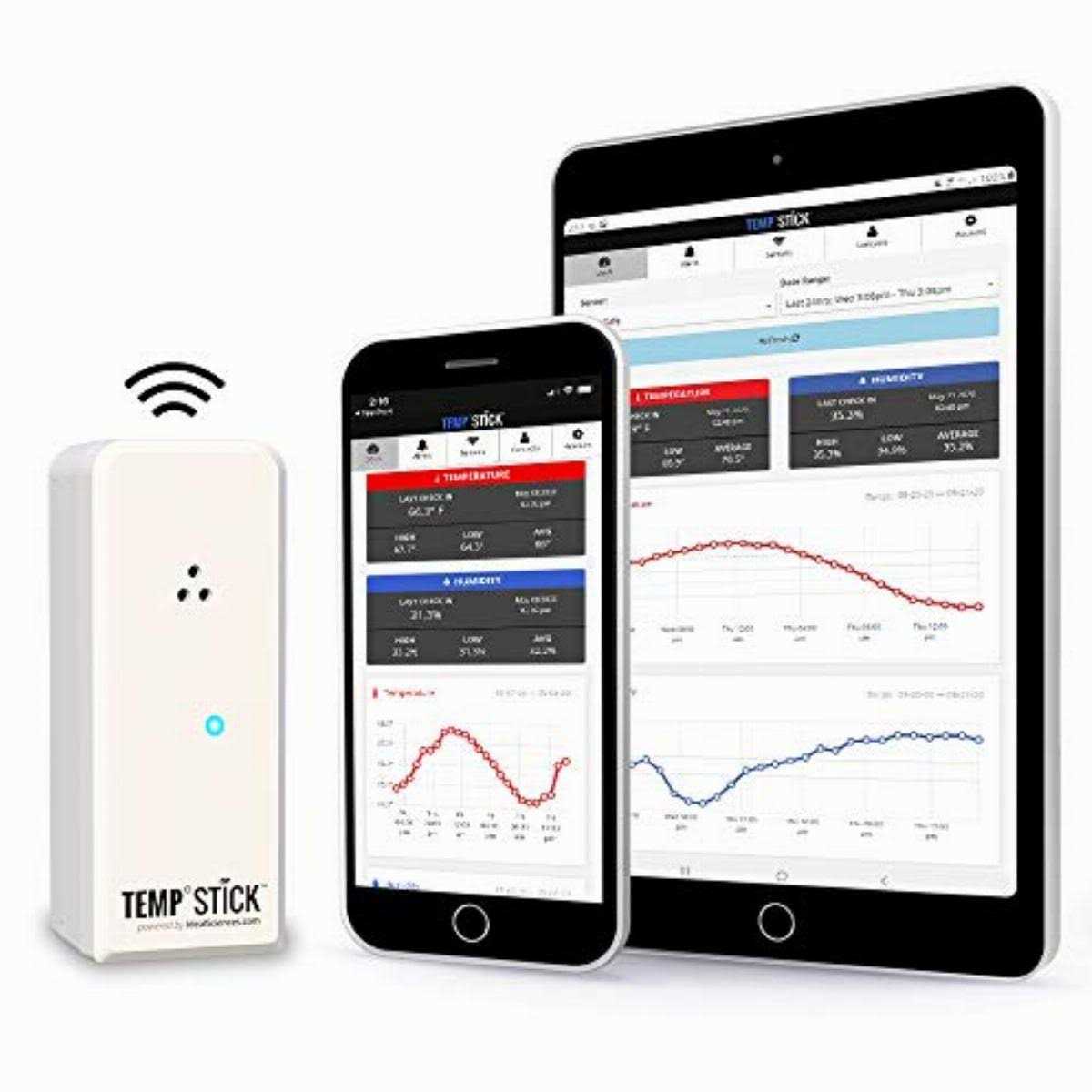 Temp Stick Remote Wifi Temperature &amp; Humidity Sensor. No Subscription - Shop Hardware Tools Online Store