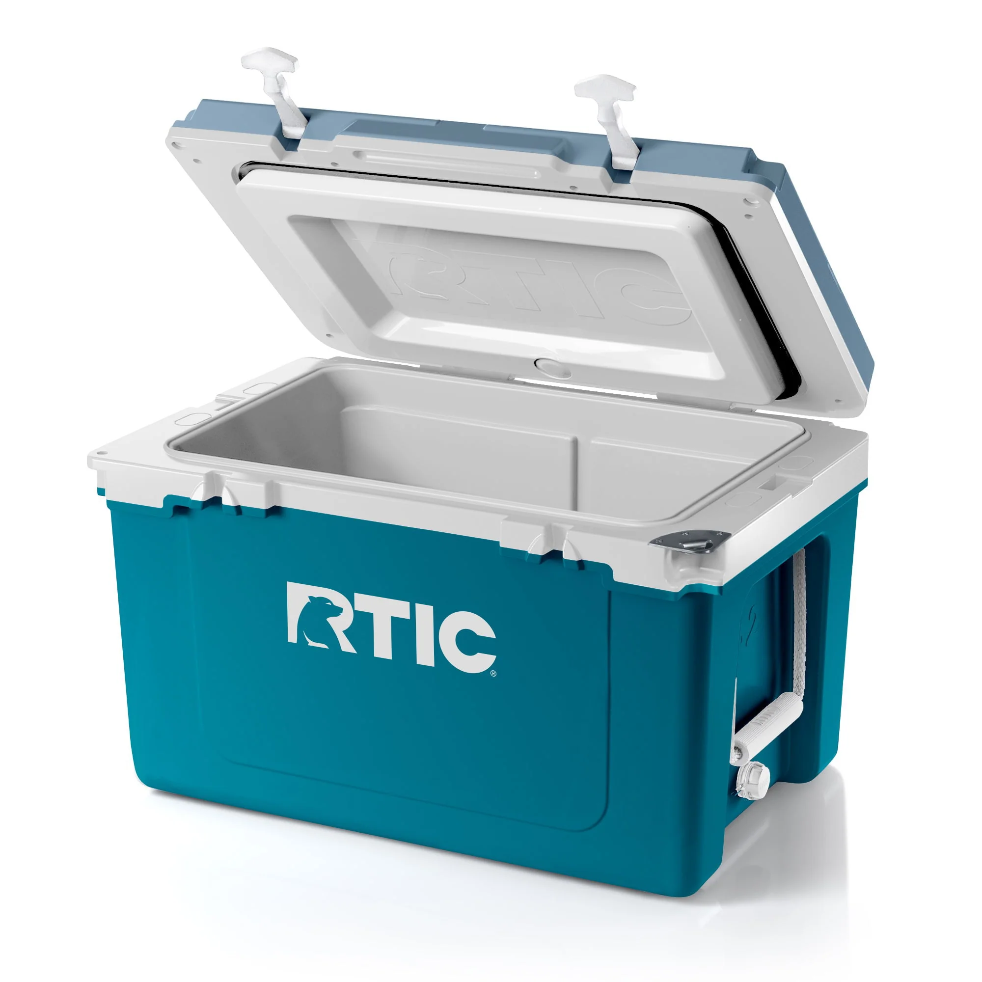RTIC 52 QT Ultra-Light Hard-Sided Ice Chest Cooler, Dark Grey And Cool Grey, Fits 76 Cans