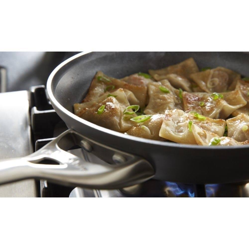 Calphalon Contemporary Hard-Anodized Aluminum Nonstick Cookware, Omelette Fry Pan, 10-Inch and 12-Inch