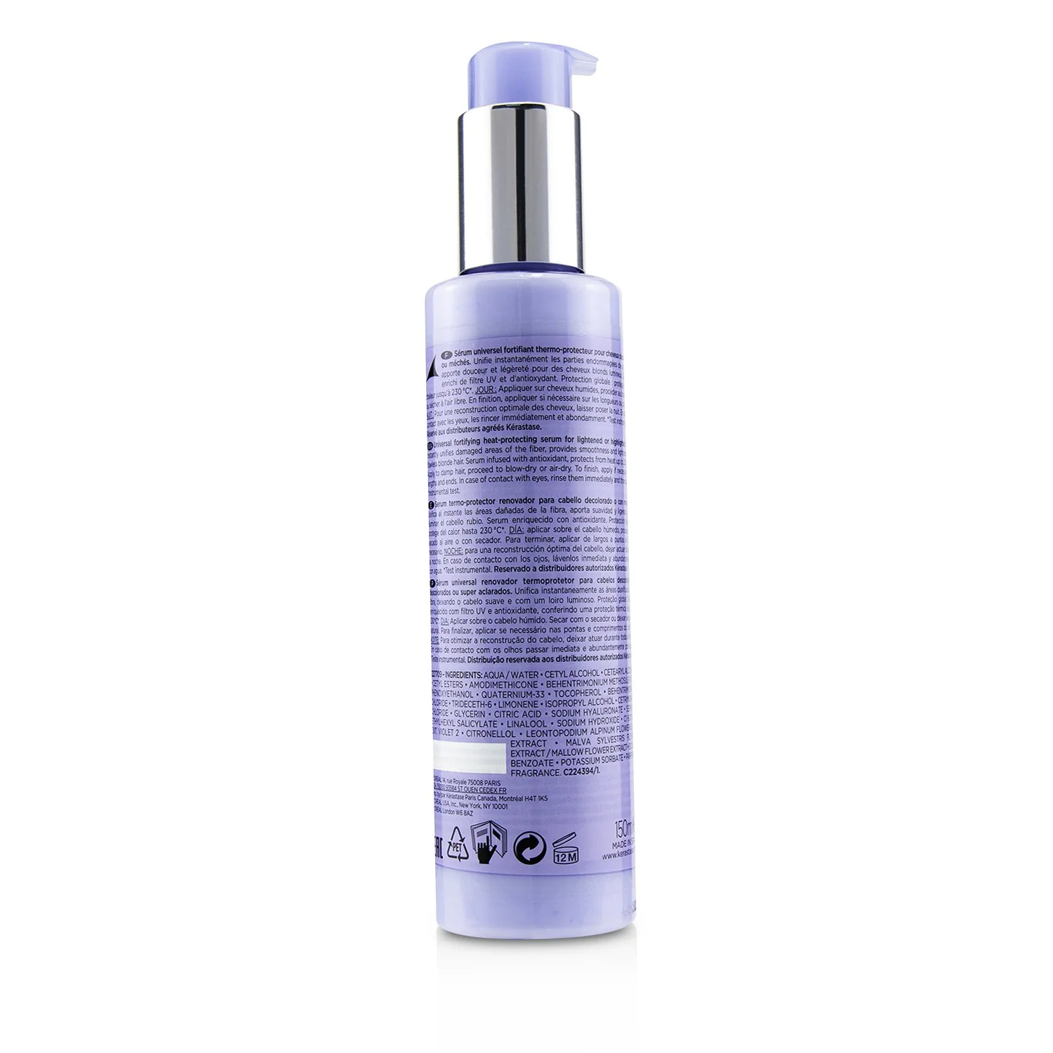 Kerastase Blond Absolu Cicaplasme Universal Fortifying Heat-Protecting Serum (Lightened or Highlighted Hair)  150ml/5.1oz