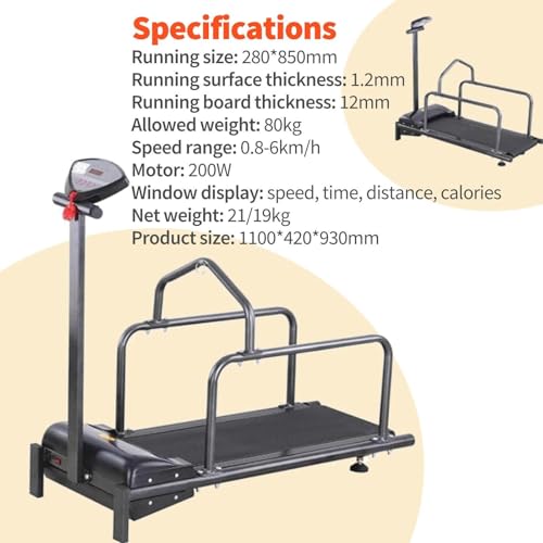 Dog Treadmill Indoor Pet Exercise Machine for Small, Medium & Large Dogs up to 176 lbs - Home Fitness with LCD Display & Adjustable Speed