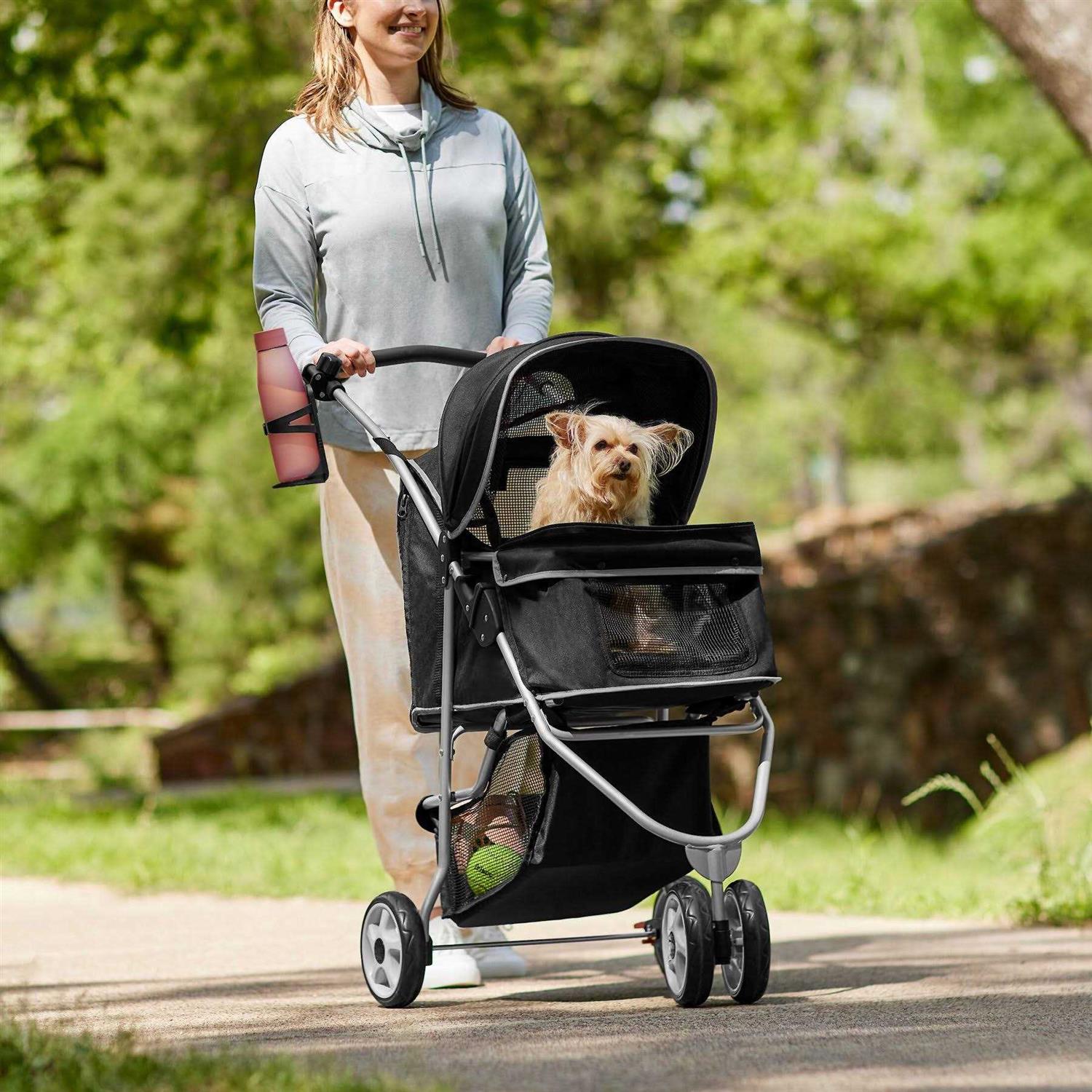 Frisco Dog &amp; Cat Collapsible Stroller - Pet Supplies online store