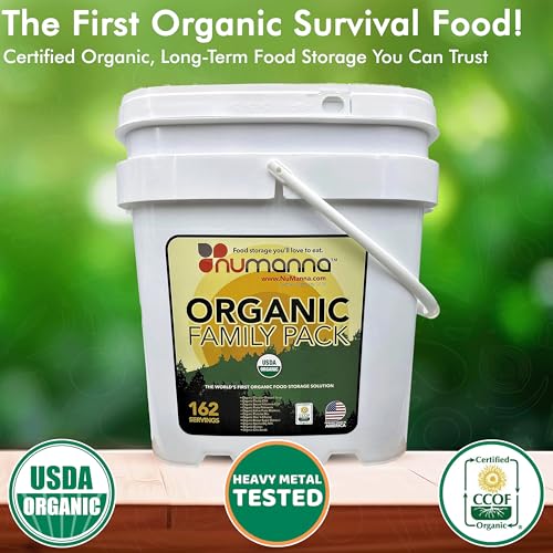 Numanna Organic Family Pack Bucket 162 Servings | USDA Organic