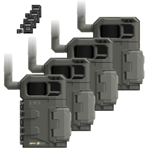 SPYPOINT LM2 Twin Pack Cellular Trail Camera - 20MP Photos, Infrared Game Night Vision Photos