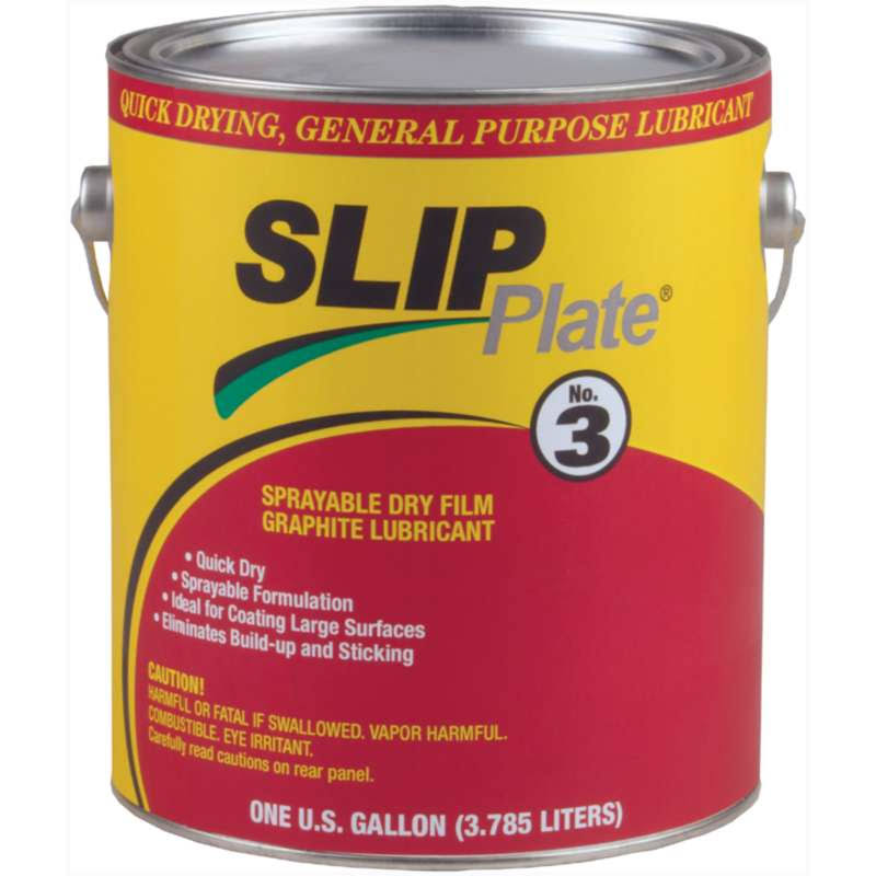 Slip Plate 33215 Graphite Dry Film Lubricant, 1 gal.