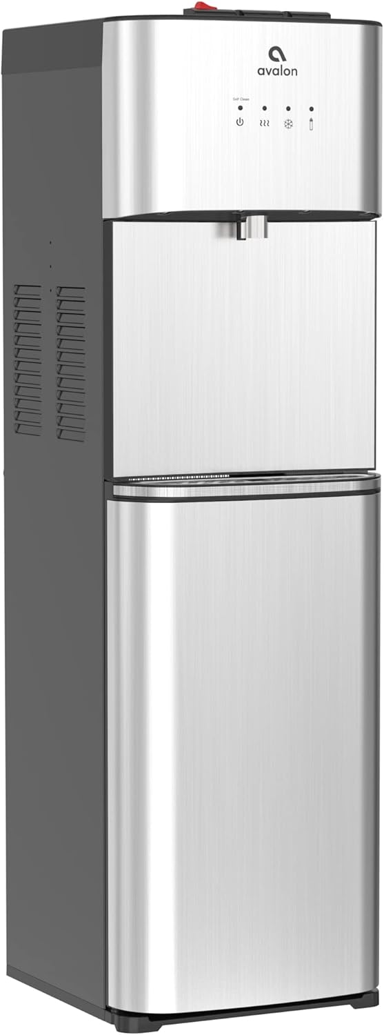 Avalon Self Cleaning Bottleless Water Cooler Water Dispenser Corporate Package - 3 Temperature Settings - Durable Stainless Steel Cabinet