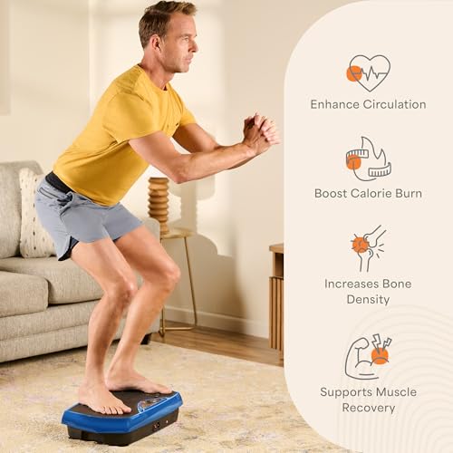 Lifepro Vibration Plate Exercise Machine with Magnetic Acupoints - Full Body Vibration Platform for Beginners and Recovery