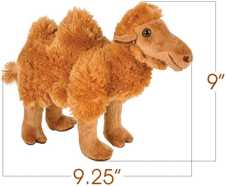 ArtCreativity Plush Camel Toy, 9 Inch Soft Humpback Camel Stuffed Toy for Kids, Cute Home and Nursery Animal Decorations, Zoo Party Prop