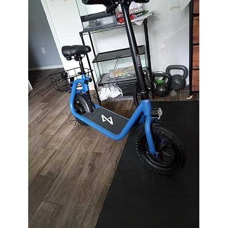 SEHOMY Electric Scooter Adults with Seat Portable Scooters for Adults 15.5mph Lightweight - Sports Supplies Online Store