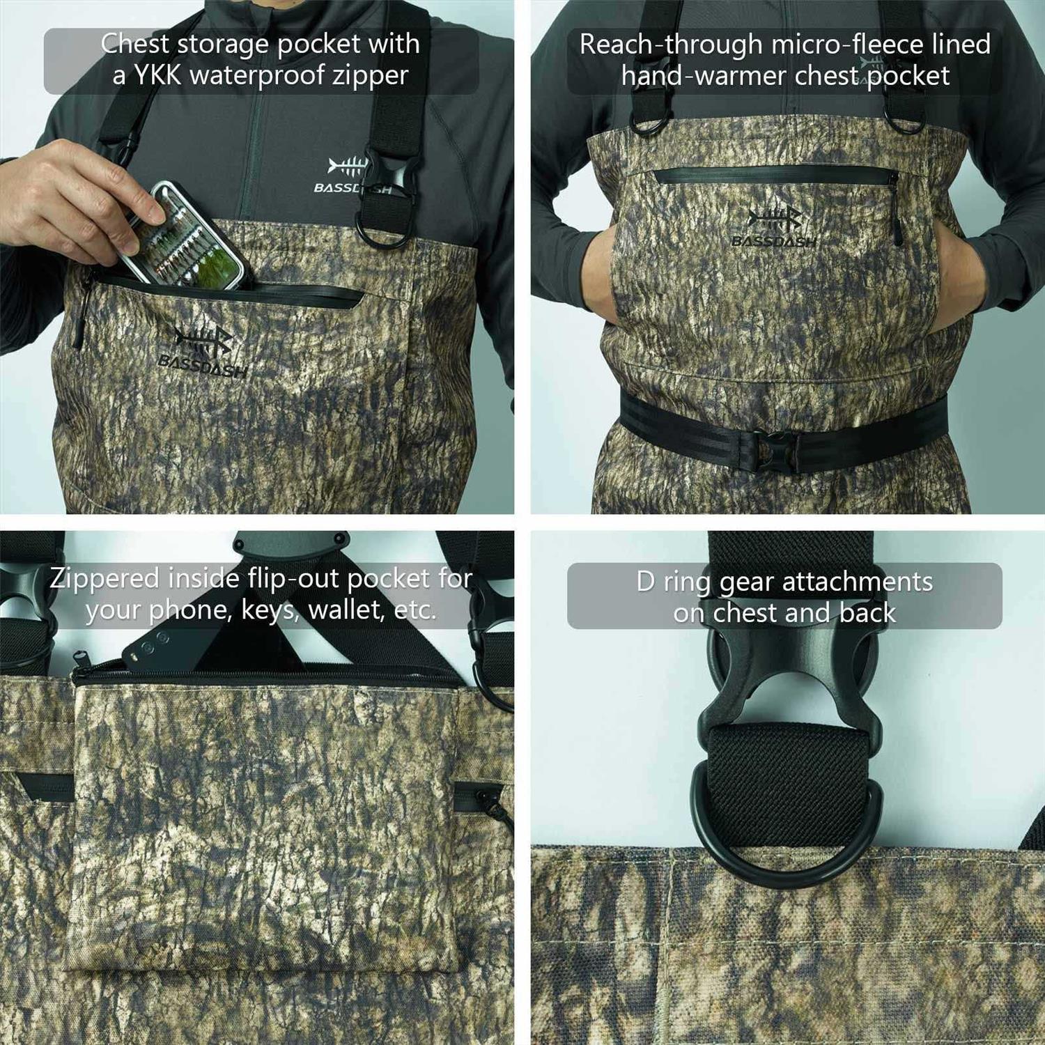 Breathable Waders with Boots Bassdash Fishing - Sports Supplies Online Store