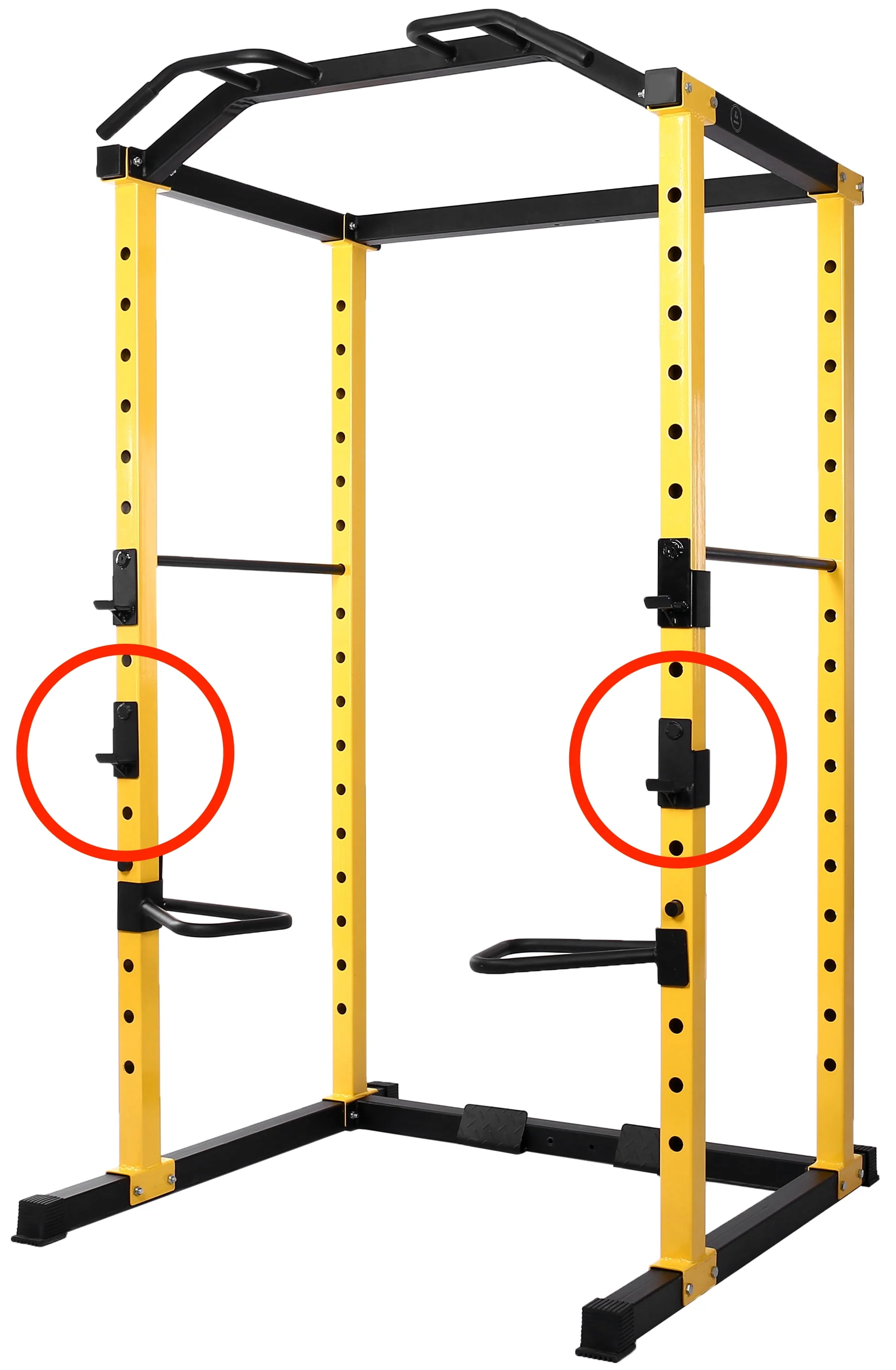 BalanceFrom PC-1 Series 1000lb Capacity Multi-Function Adjustable Power Cage Power Rack with Optional Lat Pull-down and Cable Crossover