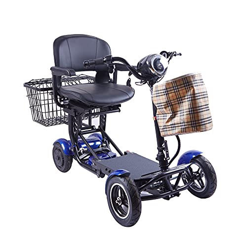 All Terrain 4 Wheel Foldable Mobility Scooter for Seniors. 25 Mile Long Range