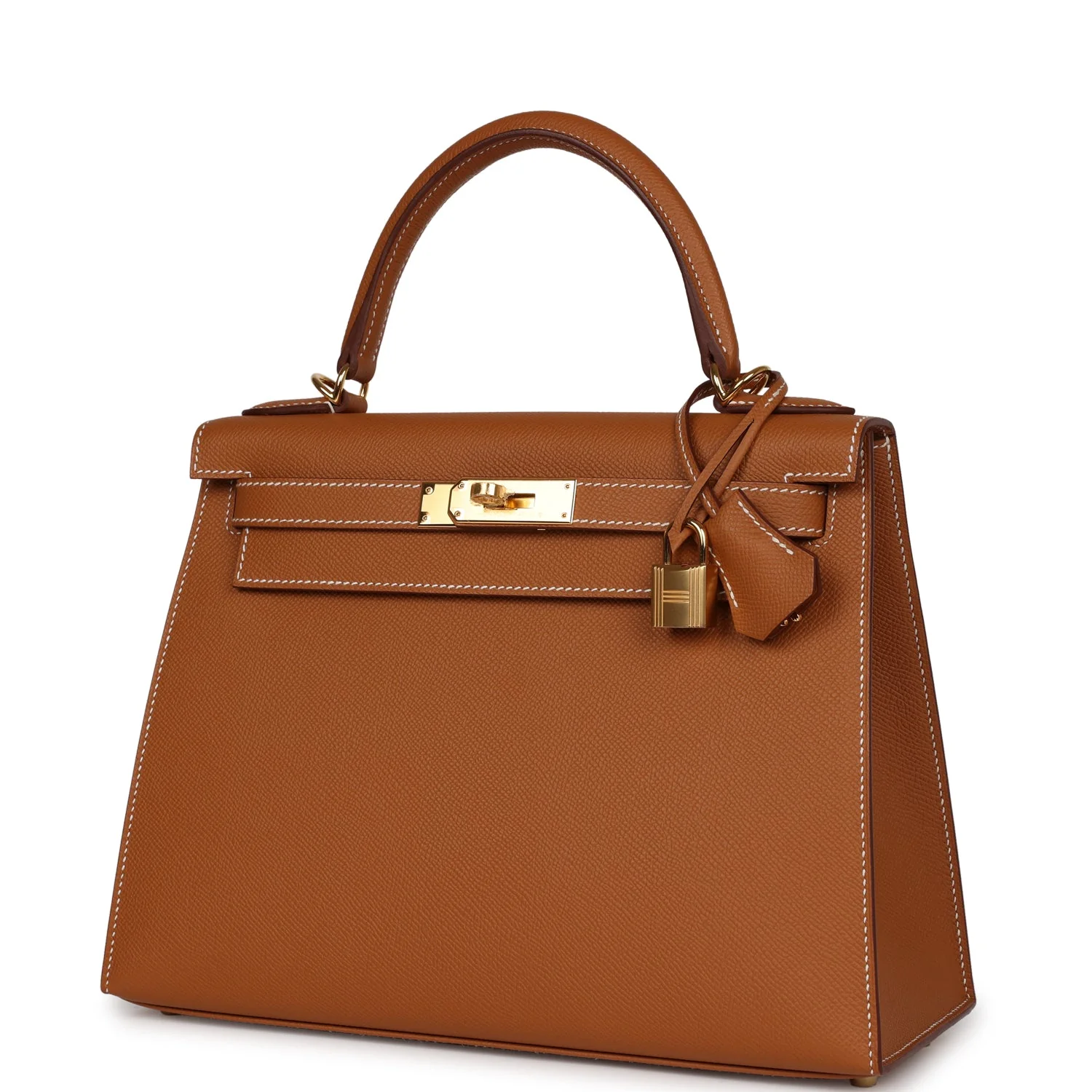 Hermes Kelly Sellier 28 Gold Epsom Gold Hardware