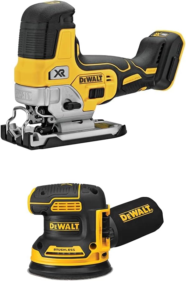 DEWALT 20V MAX Jig Saw, Barrel Grip, Tool Only (DCS335B) , Black