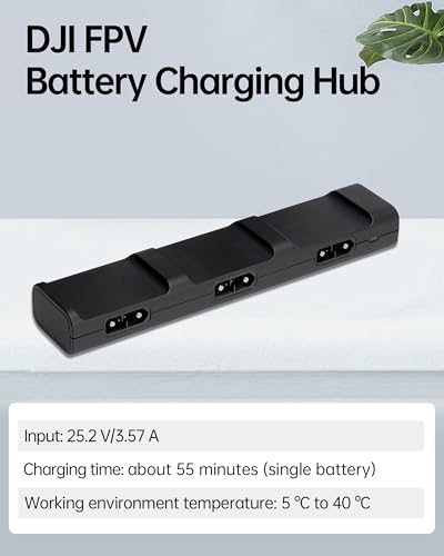 Drone Power Solution for DJI FPV - Fly More Kit Drone Accessories for Prolonged Flight Time and Fast Charging
