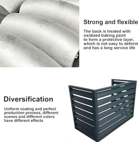 Aluminum Air Conditioner and Heat Pump Cover ,Fence to hide air conditioner,mini split ac cover for outside unit