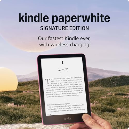 Like-new Amazon Kindle Paperwhite Signature Edition (32 GB) &ndash; Our fastest Kindle with auto-adjusting front light, wireless charging