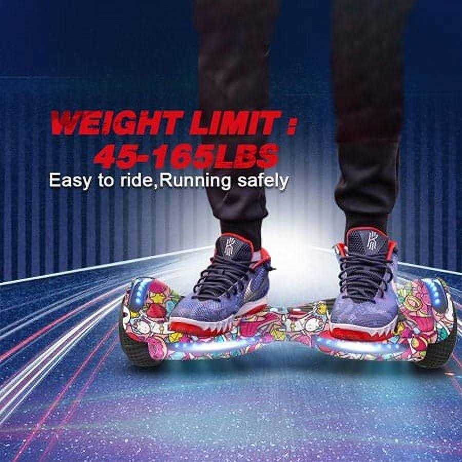 Hoverstar Flash Wheel Hoverboard 6.5 In. Bluetooth Speaker with LED Light Self Balancing Wheel Electric Scooter - Sports Supplies Online Store