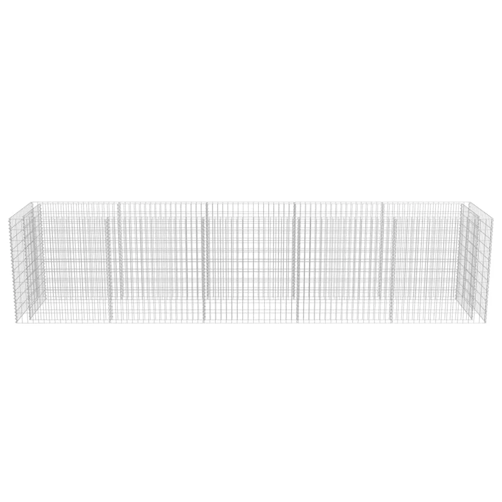 Gabion Raised Bed Galvanised Steel 177.2"x35.4"x39.4"