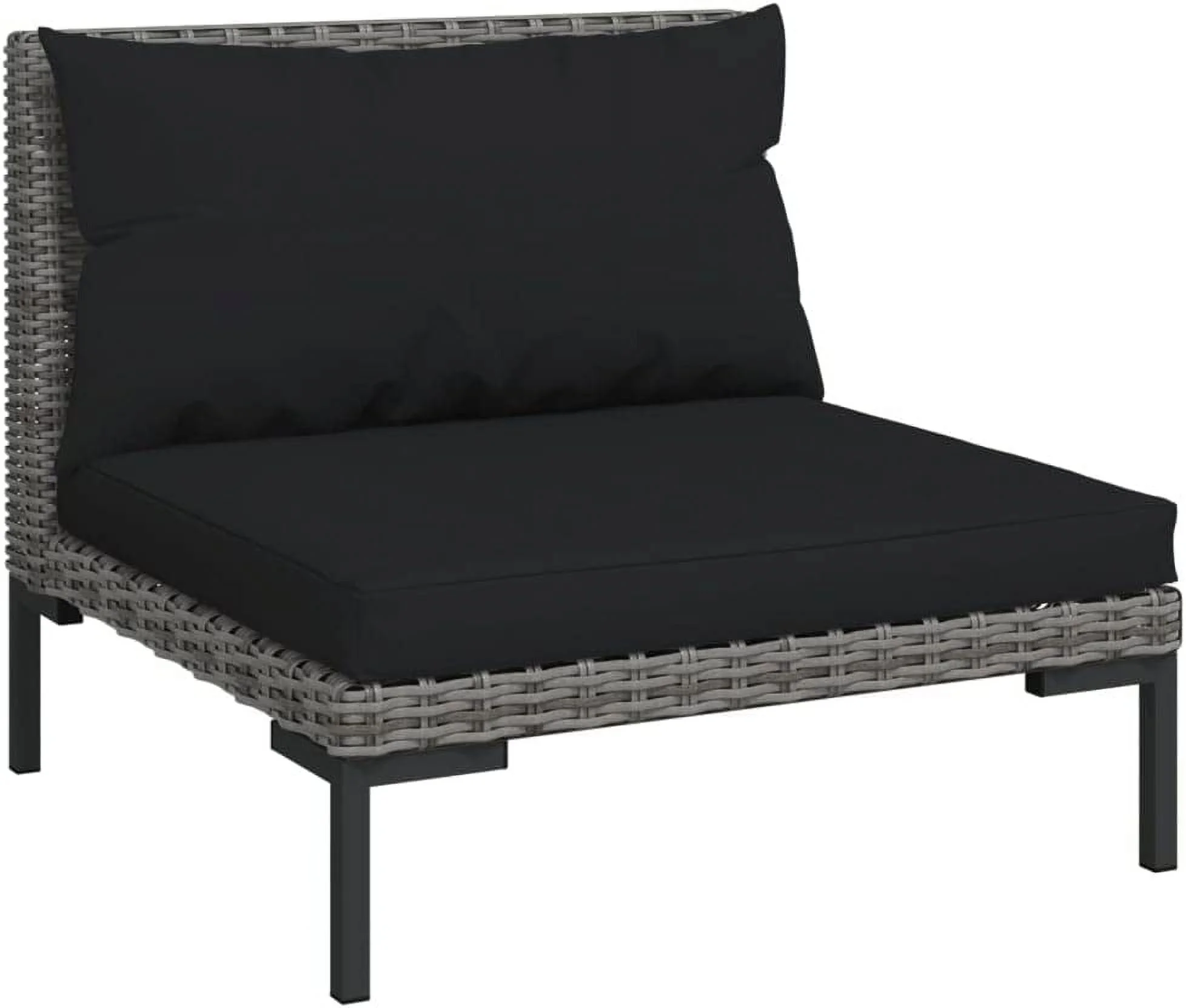 Garden Outdoor Lawn Yard Terrace Balcony Seat Seating Sitting Chair Bench Furniture Patio Sofa Set 12 Piece Patio Lounge Set with Cushions Poly