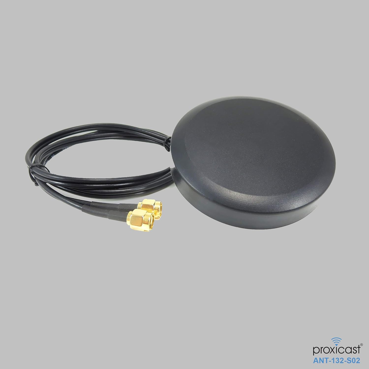 Proxicast Ultra Low Profile MIMO Dual Band WiFi Puck Antenna - 2.4/5.8 GHz 802.11 b/g/n/ac/ax - Through Hole Screw Mount