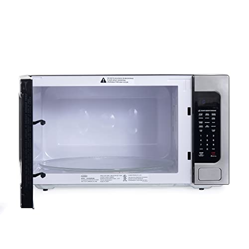 Cosmo COS-BIM22SSB Countertop Microwave Oven with Smart Sensor, Touch Presets, 1200W & 2.2 cu. ft. Capacity, 24 inch, Stainless Steel