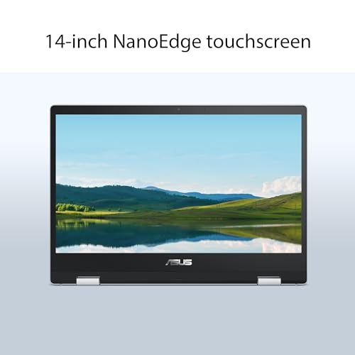 ASUS Chromebook Flip CX1 Convertible Laptop, 14" FHD NanoEdge 360-degree Touchscreen, Intel Celeron N4500 Processor, 128GB eMMC Storage, 8GB RAM