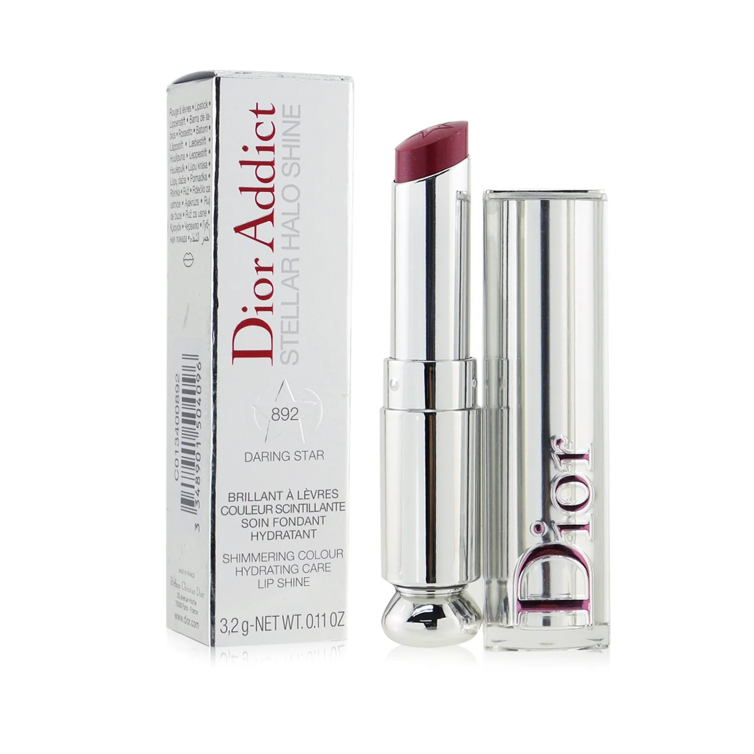 Christian Dior Dior Addict Stellar Halo Shine Lipstick - # 563 Adored Star  3.2g/0.11oz