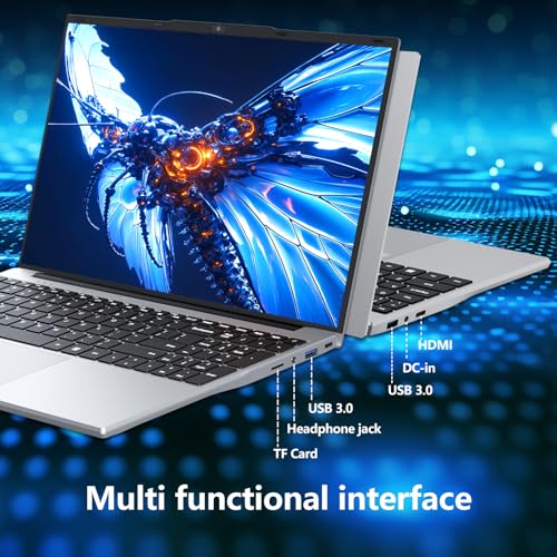 15.6 Inch Laptop Computer, Gaming Laptop, Laptops 16GB RAM 1TB SSD N95 Processor (up to 3.4GHz)