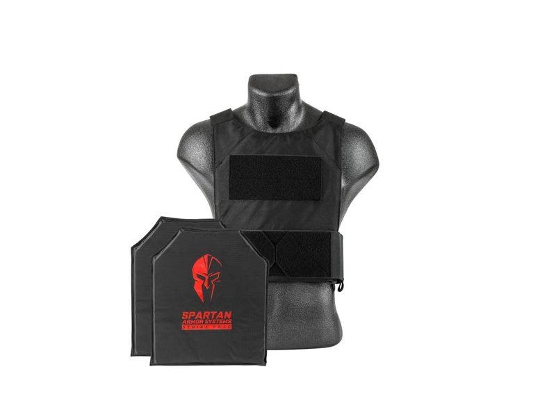 Spartan Armor Systems Armor Systems Flexed Fused Core IIIA Soft Body Armor DL Concealment Plate Carrier Tan Medium-Extra Large