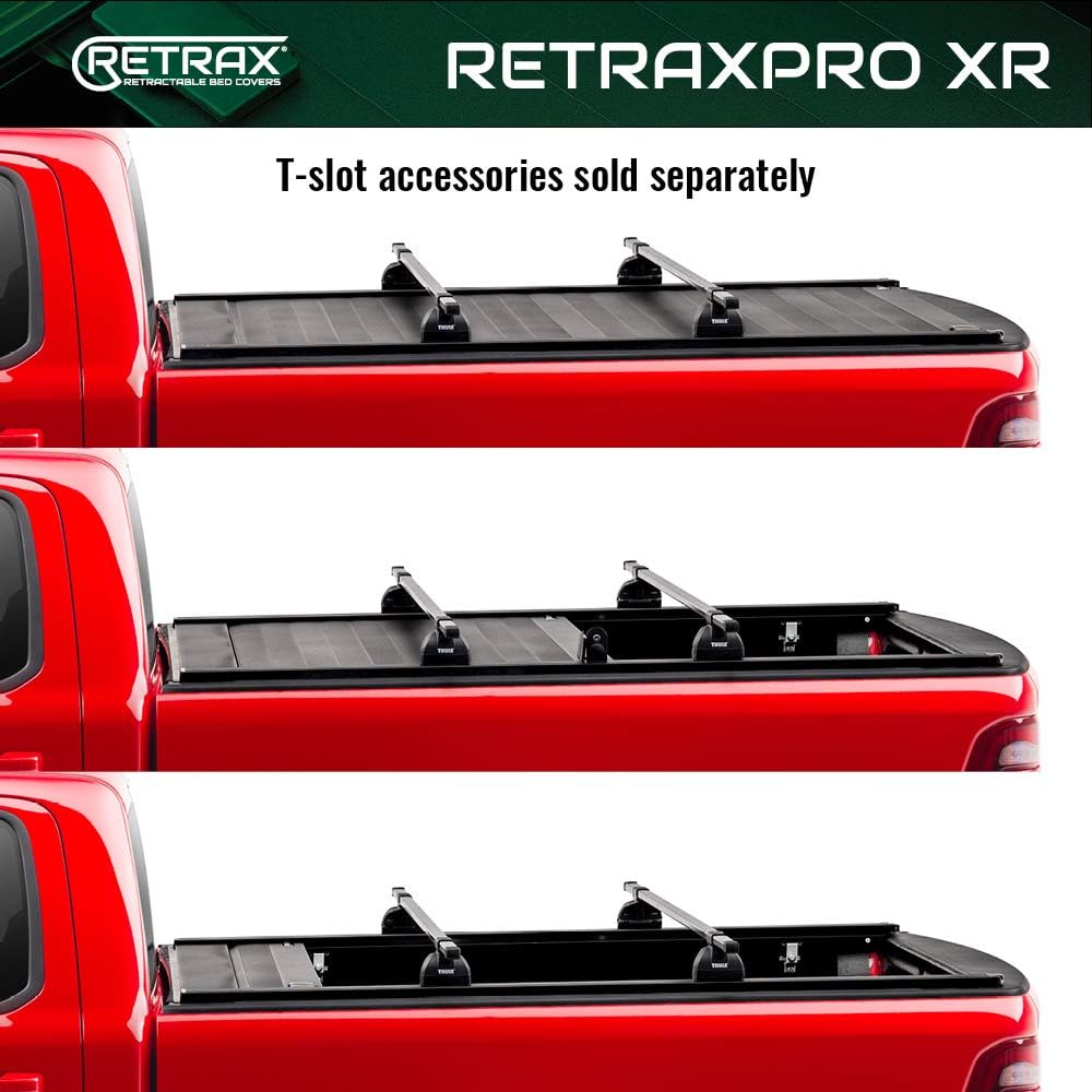 RetraxPRO XR Retractable Truck Bed Tonneau Cover | T-80373 | Fits 2015 - 2020 Ford F-150 Super Crew & Super Cab 5' 7 Bed (67.1)