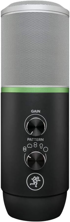 Mackie Element Series Carbon Premium USB Condenser Microphone Bundle CR3-X Multimedia Monitors (Pair), Polsen Headphone