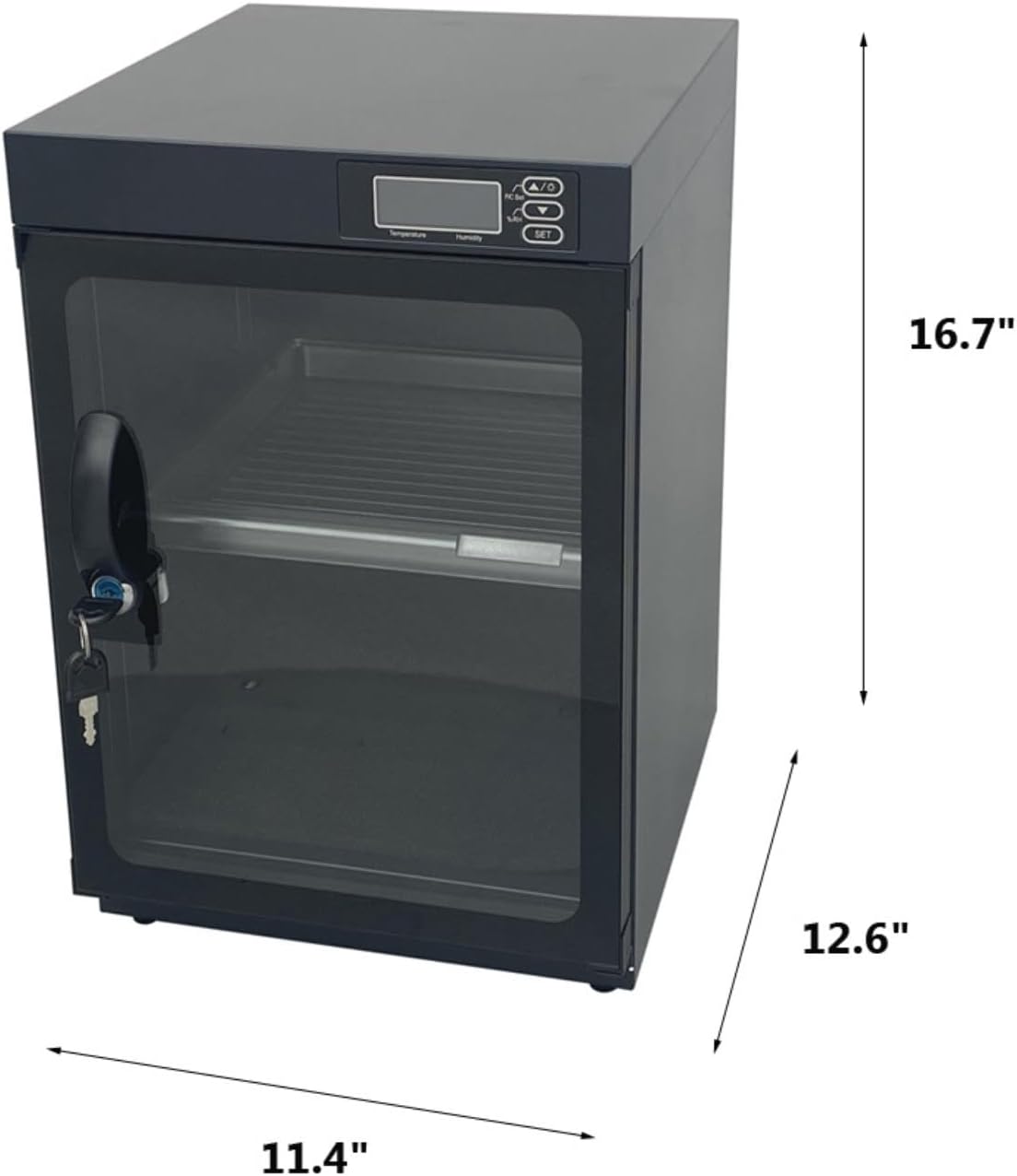 Electronic Dry Cabinet 30L, 2 Layers Camera Digital Dehumidifying Dry Box for Camera Lens and Electronic Equipment Storage - Smart Home Appliances