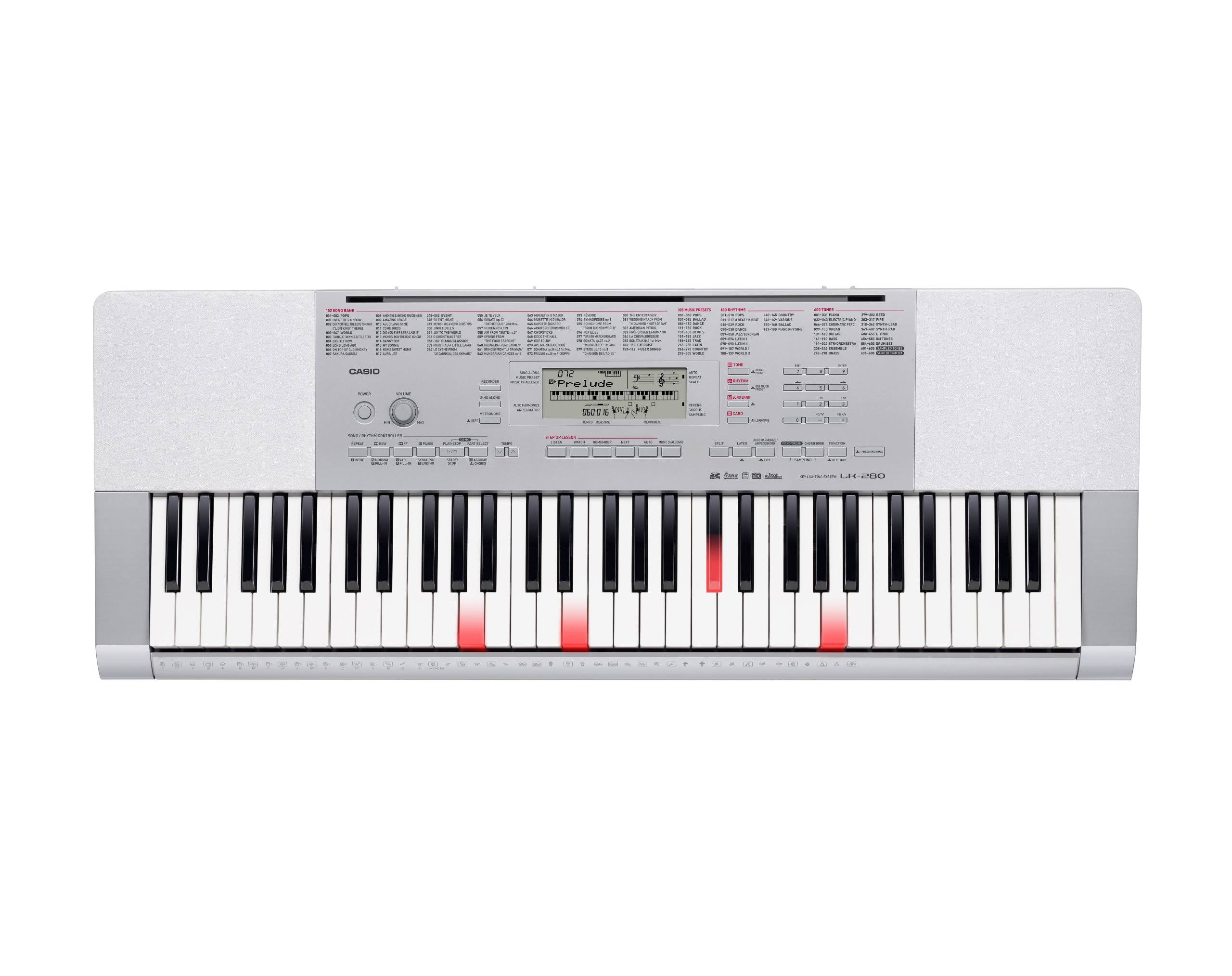 Casio LK-280 61 Key Portable Keyboard