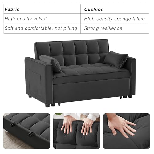 3 in 1 Convertible Sleeper Sofa Bed