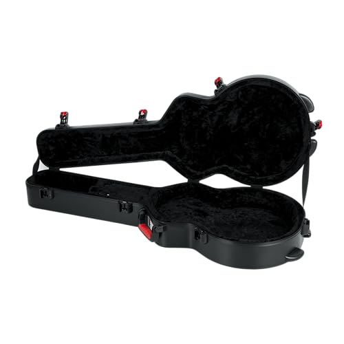 Gator Cases Molded Flight Case for Strat/Tele Style Electric Guitars with TSA Approved Locking Latch, (GTSA-GTRELEC)