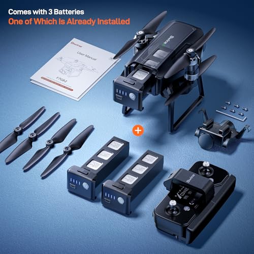 Bwine F7GIM Pro Drone with 6K UHD Camera and 3-Axis Brushless Gimbal, GPS Smart Control for Adults and Beginner, Plus 70Mins Flight Time